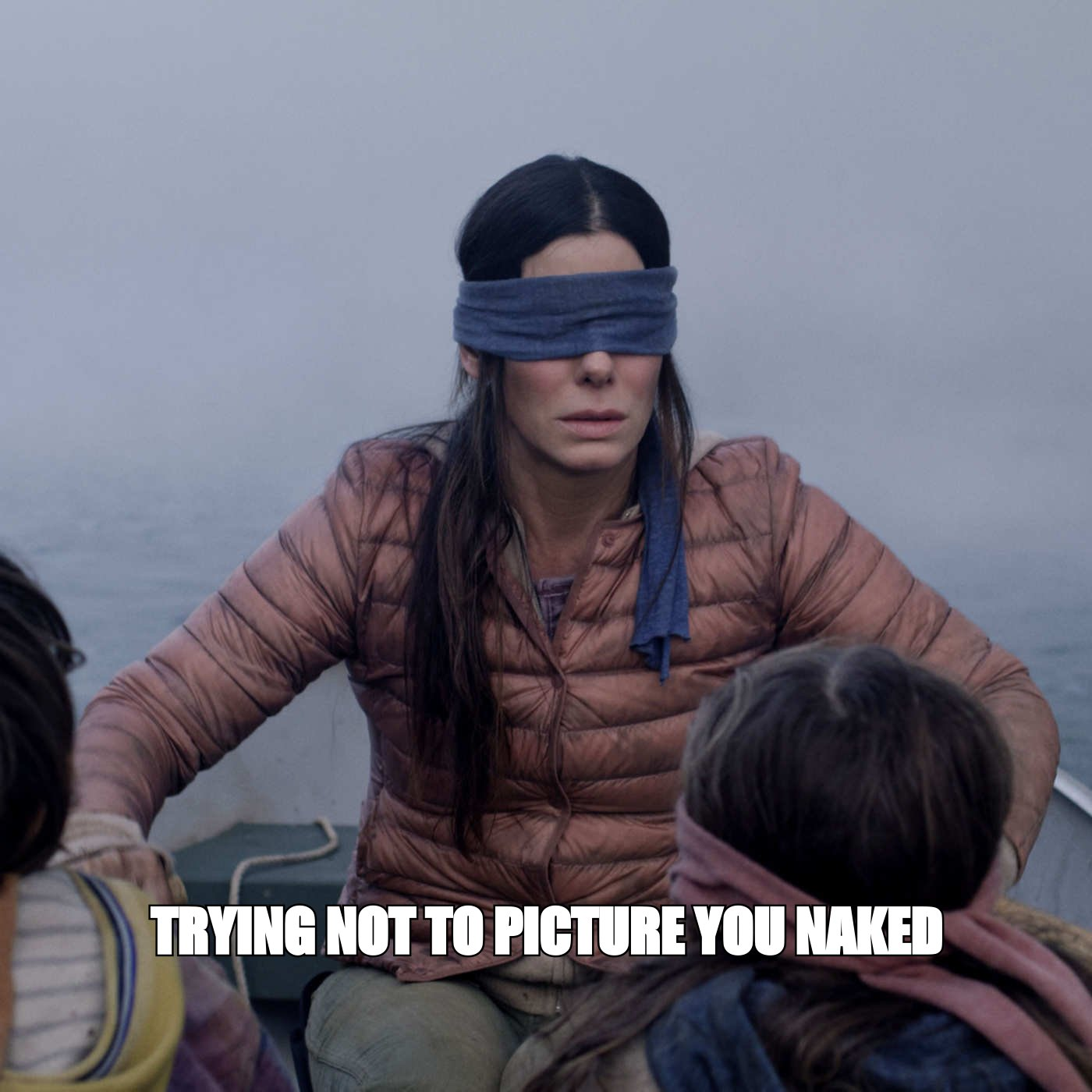 Bird Box meme: 'trying not to picture you naked'